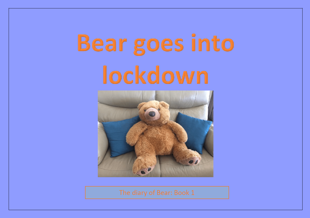 Bear goes into lockdown cover page