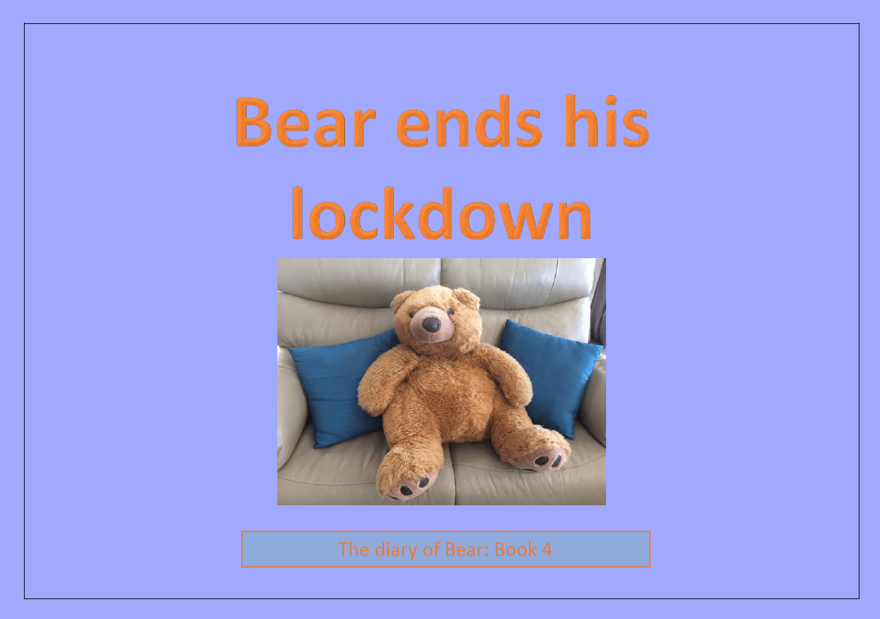 Bear ends his lockdown book cover